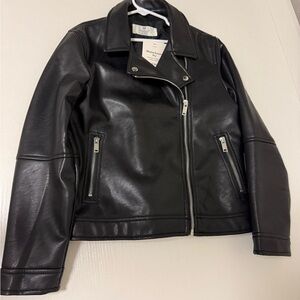 H&M Black Jacket with Silver Accents
